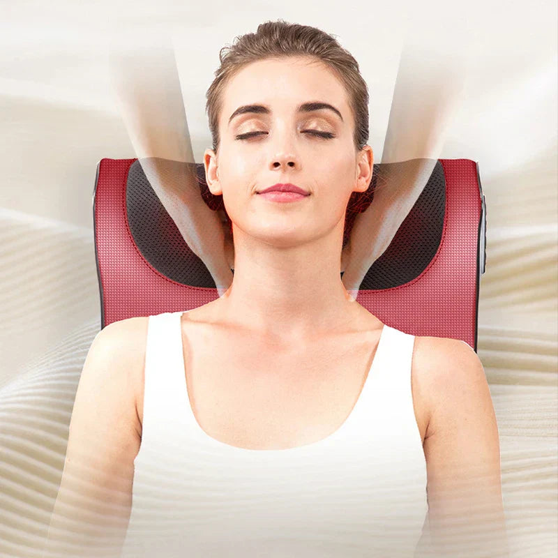 Souq Al Arab™ Red Pillow Massager – جهاز تدليك الوسادة الحمراء