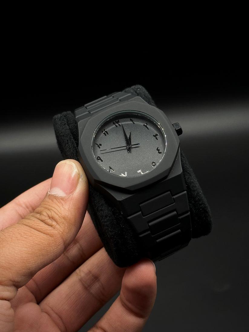 Souq Al Arab™Black Arabic Aura Watch