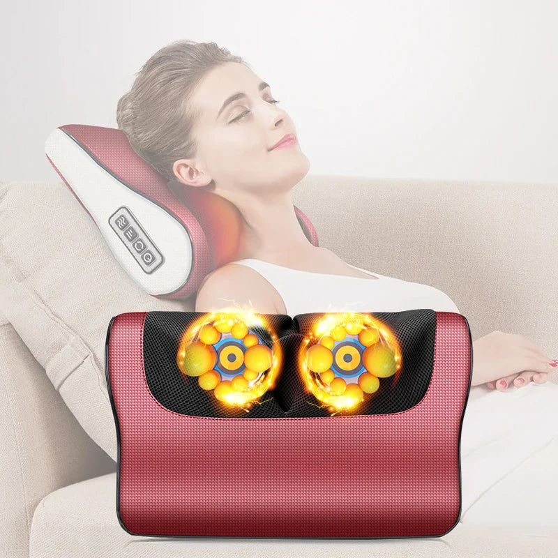 Souq Al Arab™ Red Pillow Massager – جهاز تدليك الوسادة الحمراء
