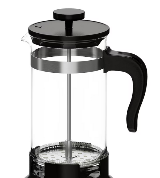 UPPHETTA Coffee/tea maker, glass/stainless steel, 1 l