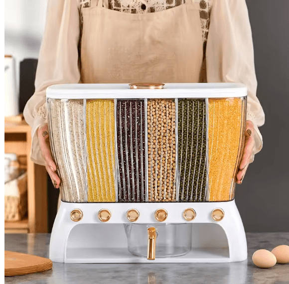 6 in 1 Kitchen Storage bin - Souq Al Arab
