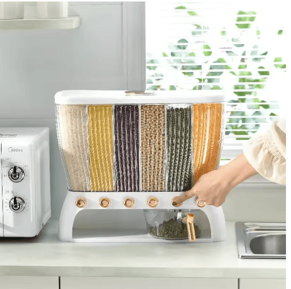 6 in 1 Kitchen Storage bin - Souq Al Arab