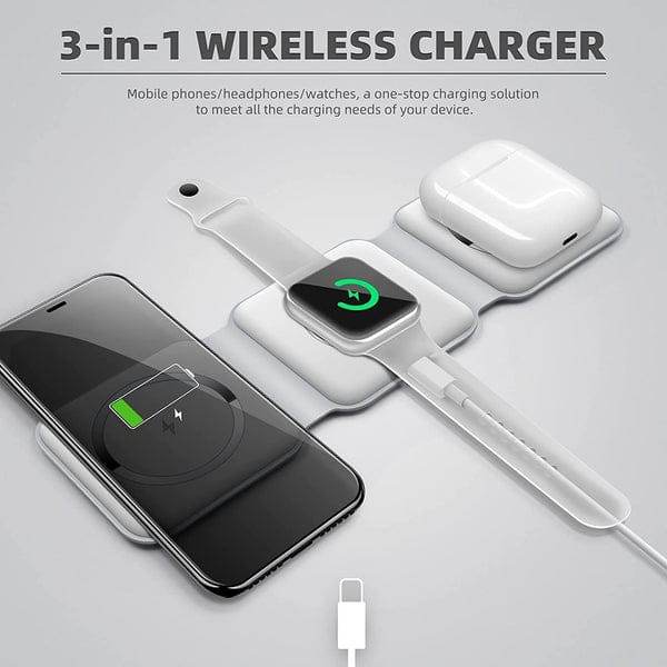 3-in-1 Wireless Charging Pad - Souq Al Arab