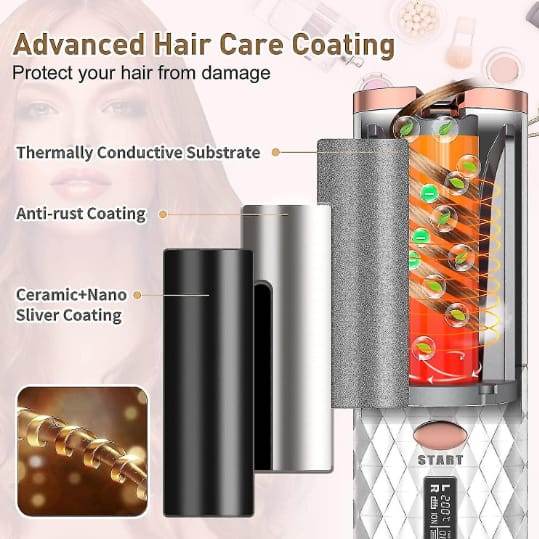 Advanced Automatic Hair Curler - Souq Al Arab