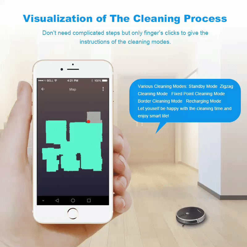 Souq Al Arab™Smart Robotic Vacuum Cleaner