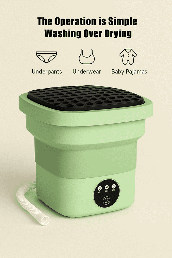 UAE'S Best Selling Mini Foldable Washing Machine - Souq Al Arab