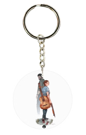 The Last Of Us Video Game Double Side Printed Keychain