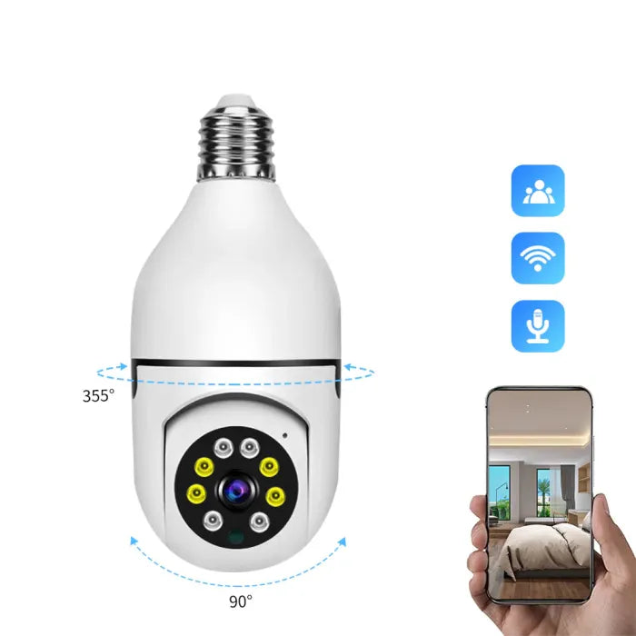 Souq Al Arab™ Night Vision Wireless Bulb Camera