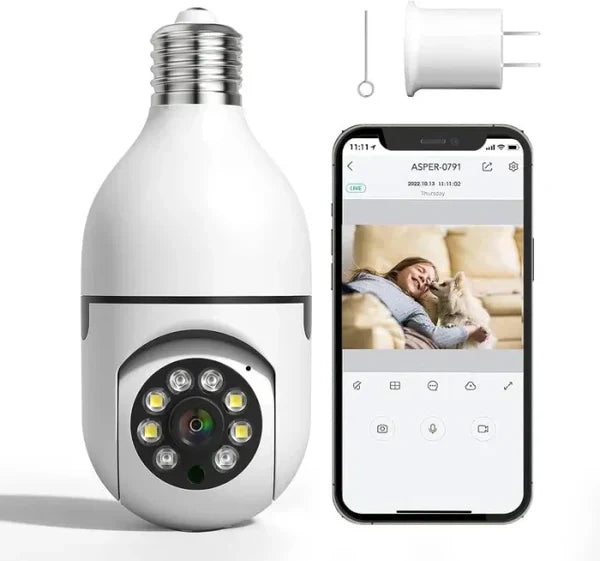 Souq Al Arab™ Night Vision Wireless Bulb Camera