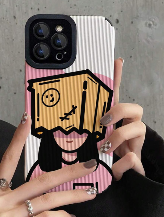 Pink Animated Girl Phone Case