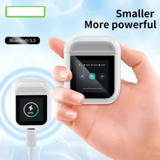 Smart LED Display Earbuds - Souq Al Arab
