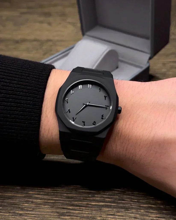 Stainless Steel Arabic Watch - Souq Al Arab