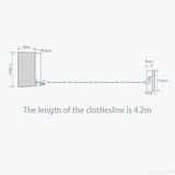 Telescopic Clothesline Clothes Drying Rope - Souq Al Arab