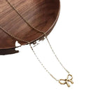 Women's Minimalist And Versatile Pearl Bow Necklace Fashion Jewelry - Souq Al Arab